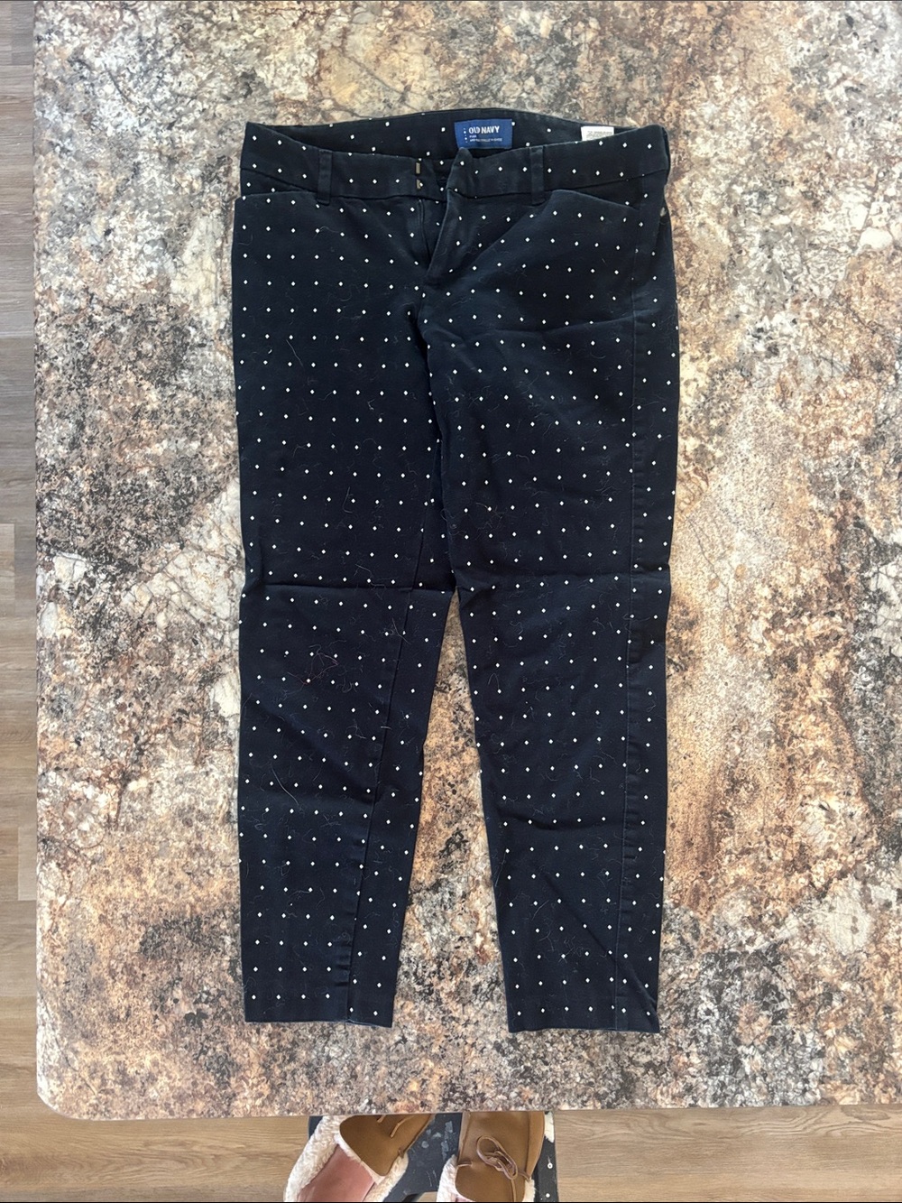 Old Navy Black Studded Skinny Ankle Pants